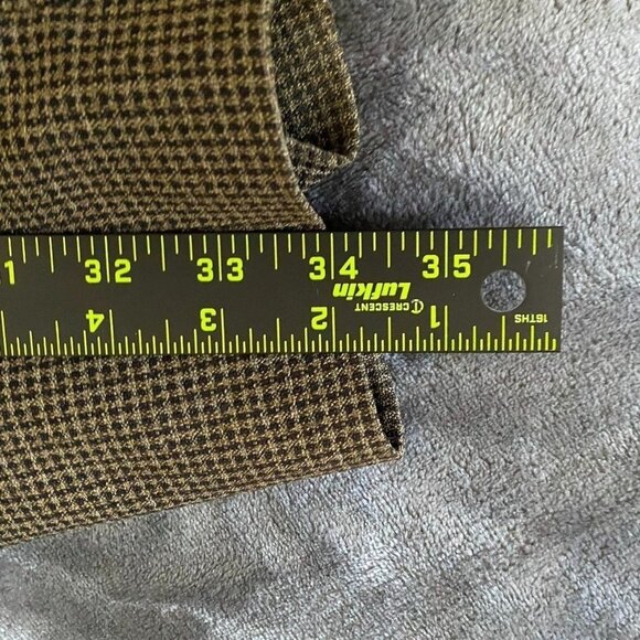 Haggar Mens Black Label Mens Blazer Jacket 44L Houndstooth Wool Blend Brown - Picture 9 of 14